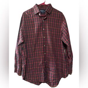 Polo Ralph Lauren Men’s Plaid Holiday Dress Shirt 17 1/2